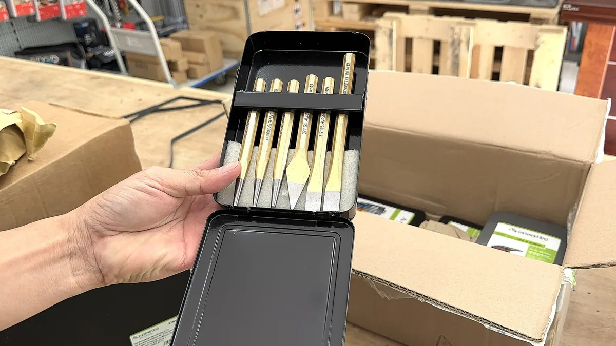 Bộ đục hỗn hợp cán bát giác