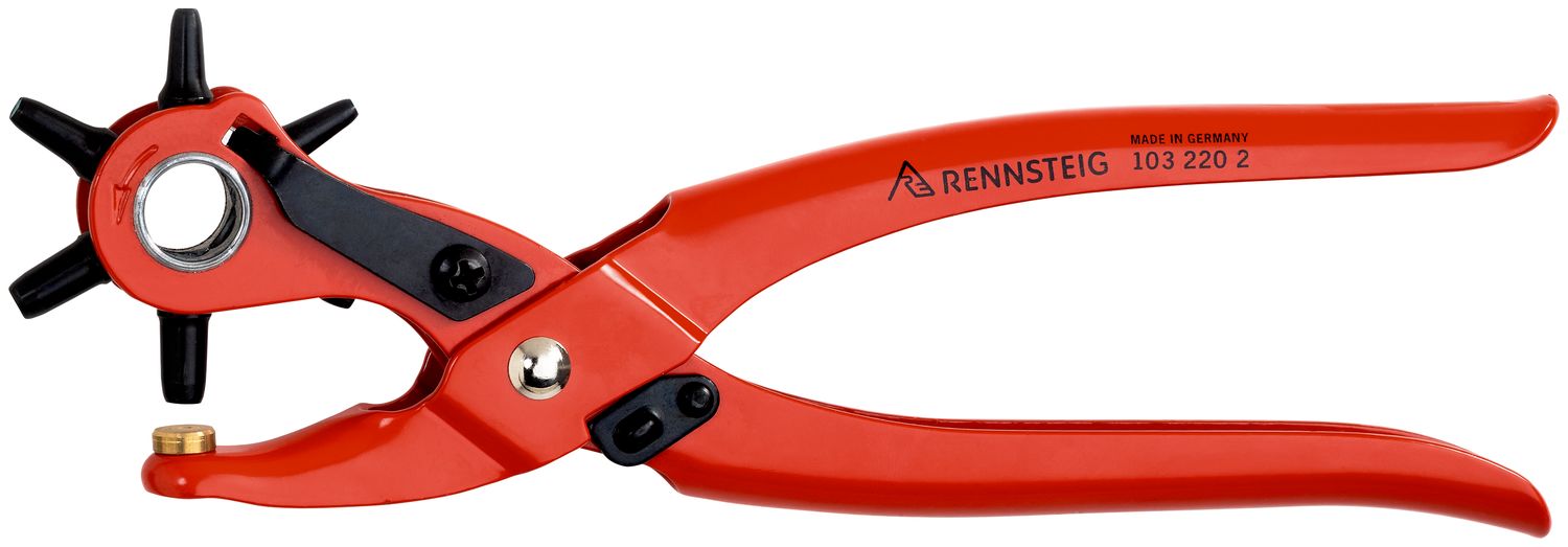 Revolving punch pliers 2 - 5 mm, powder-coated