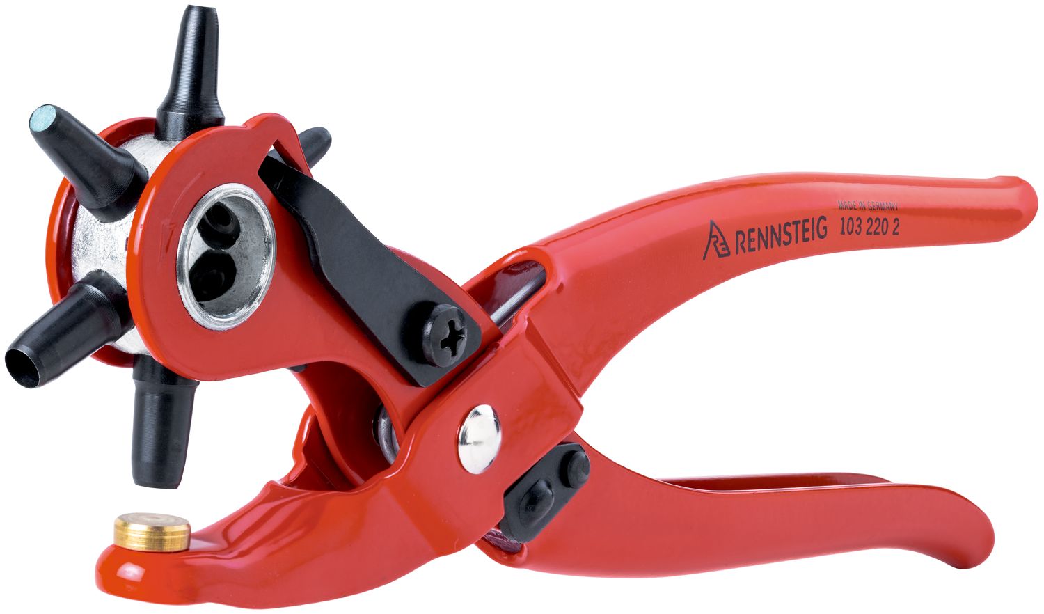 Revolving punch pliers 2 - 5 mm, powder-coated thumbnail 4