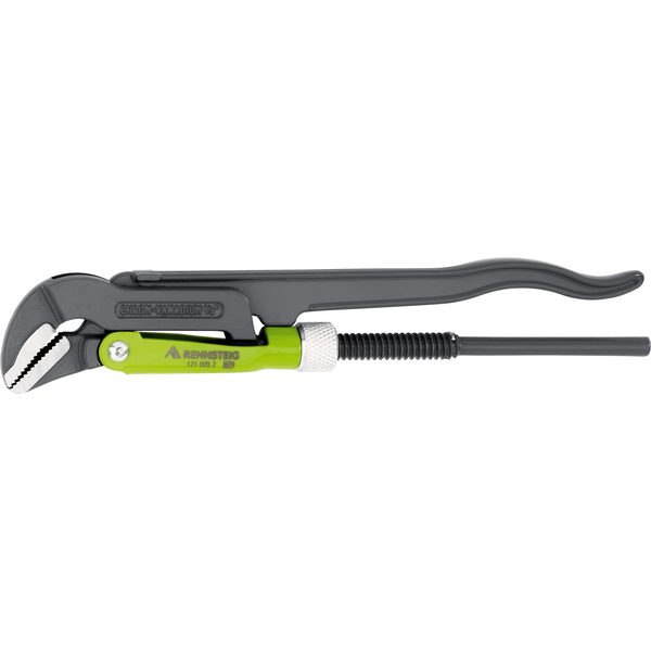 RENNSTEIG Offset Pipe Wrench, 45° jaws