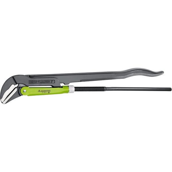 RENNSTEIG Offset Pipe Wrench, 45° jaws