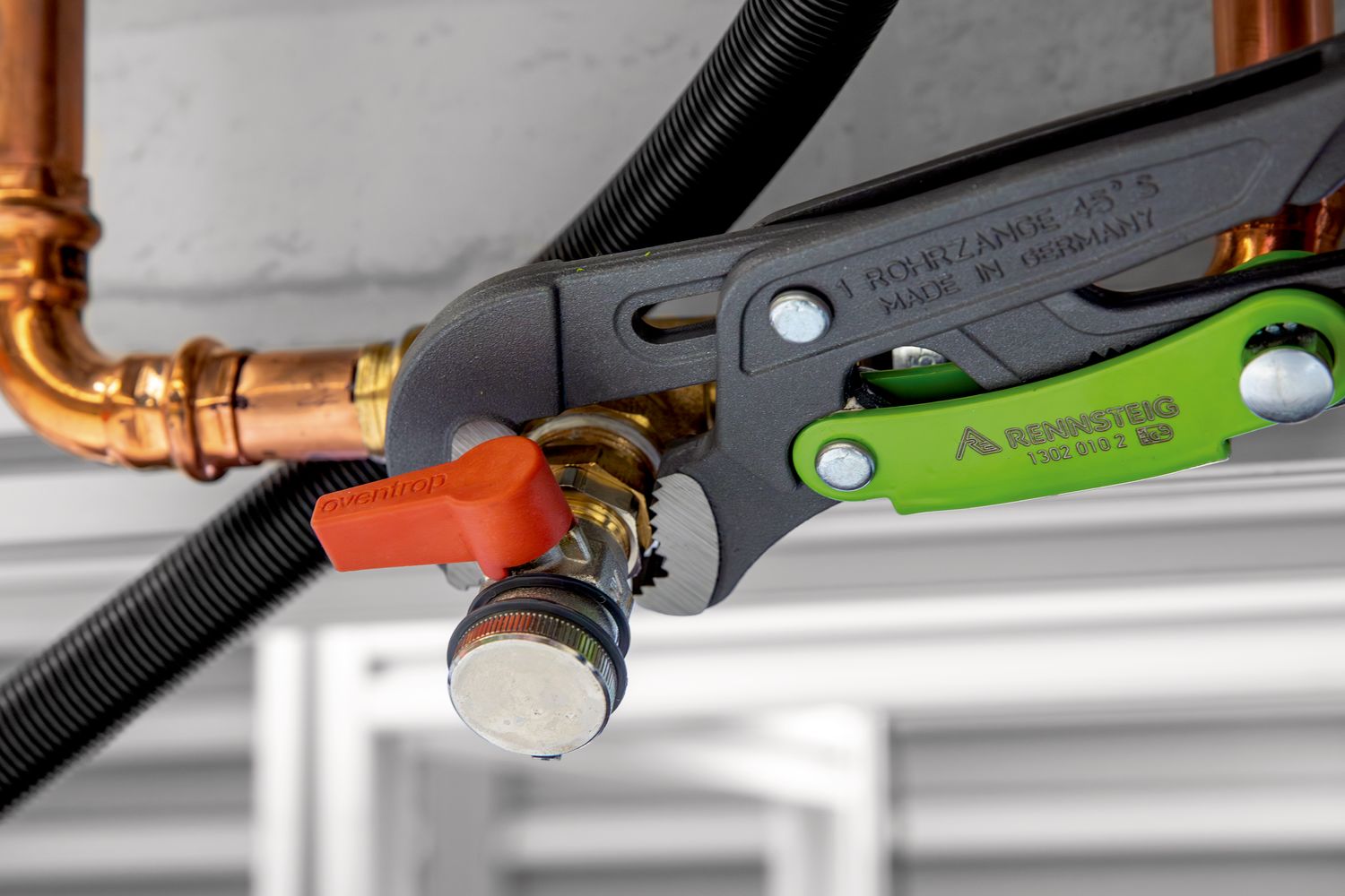 Pipe wrench S-jaws with quick adjustment 1 inch thumbnail 5