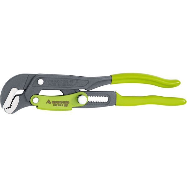 Pipe Wrench, S-jaws with quick adjustment