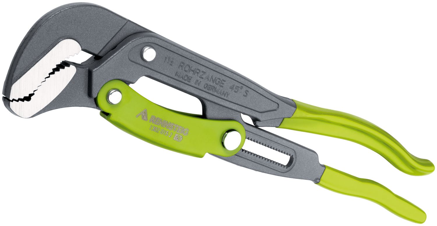 Pipe wrench S-jaws with quick adjustment 1 1/2 inch thumbnail 3