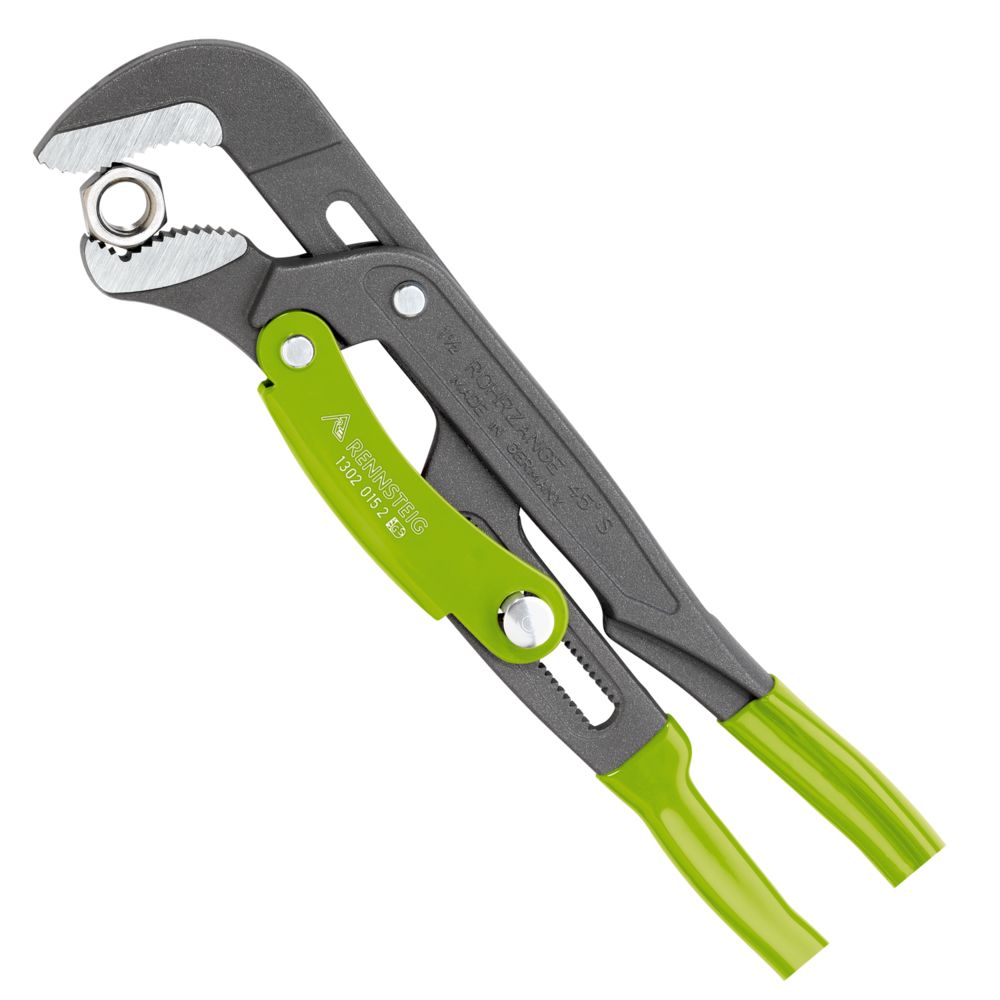 Pipe wrench S-jaws with quick adjustment 1 1/2 inch thumbnail 8