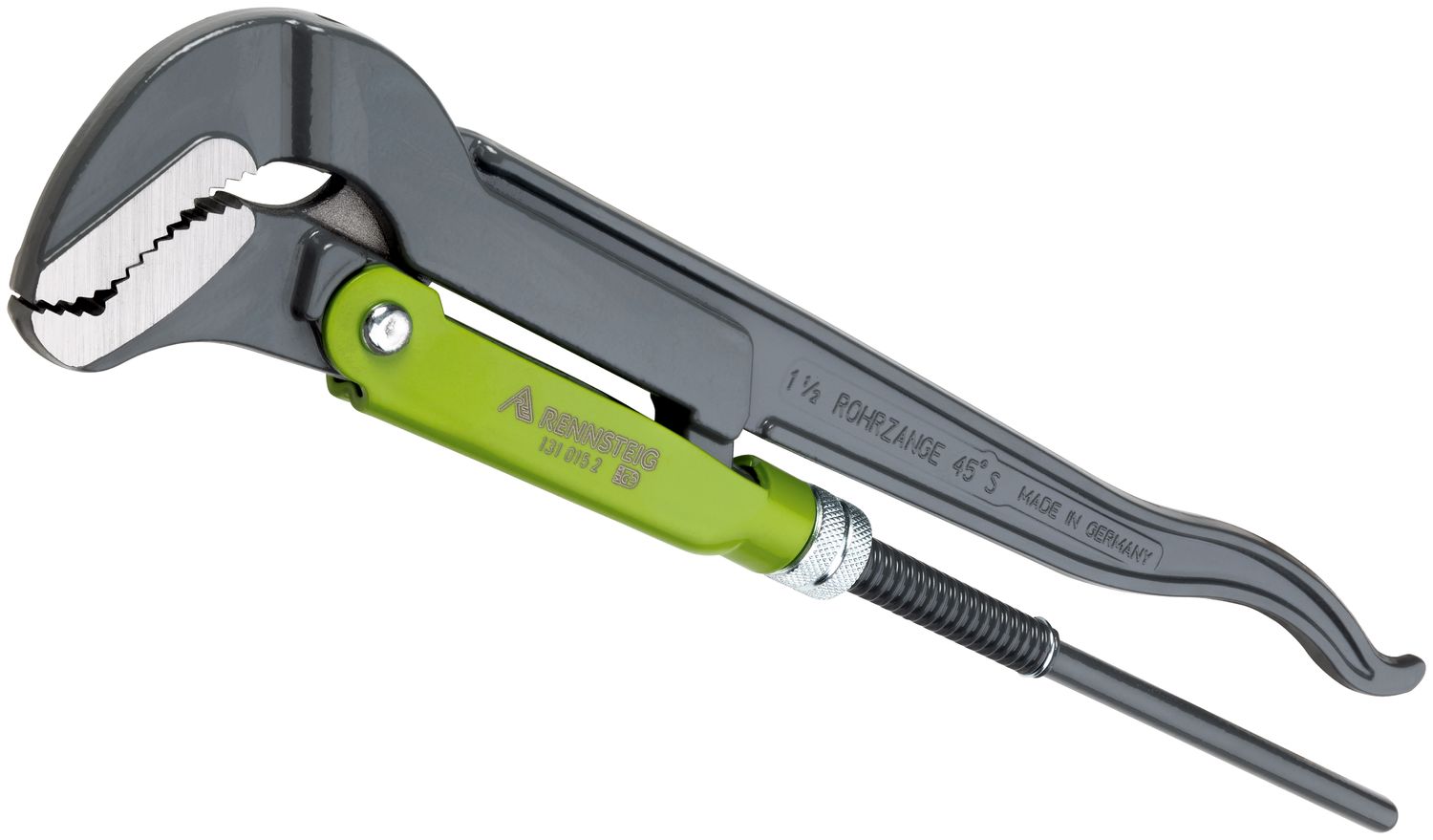 RENNSTEIG offset pipe wrench S-jaws 1 1/2 inch thumbnail 4