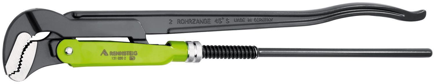 RENNSTEIG offset pipe wrench S-jaws 2 inch
