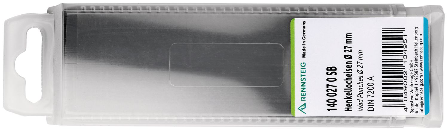 Đục gioăng Ø 27 mm có hộp nhựa Rennsteig 140 027 0 SB, theo tiêu chuẩn DIN 7200 A thumbnail 4