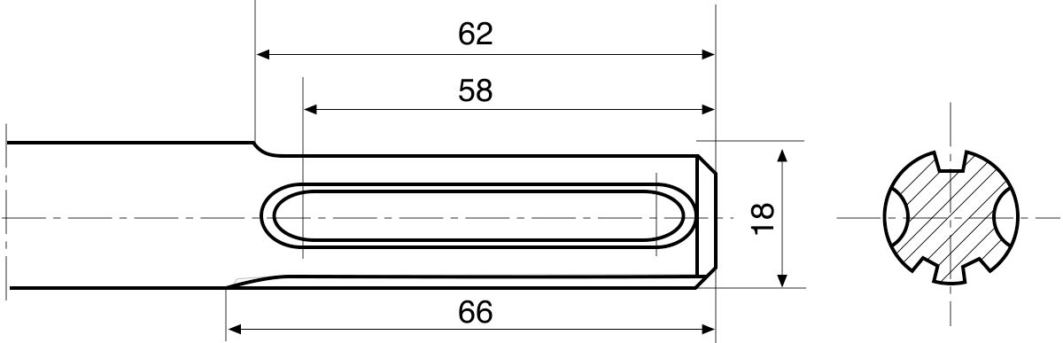 Pointed chisel for electric hammers SDS max, 600 mm thumbnail 8
