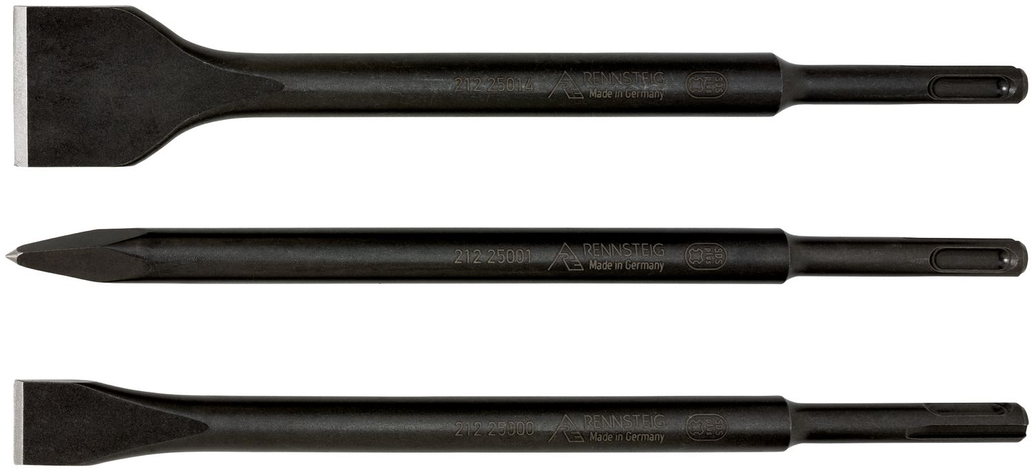 Bộ đục bê tông SDS Plus 3 chi tiết chuôi gài cho máy khoan búa loại SDS Plus thumbnail 6