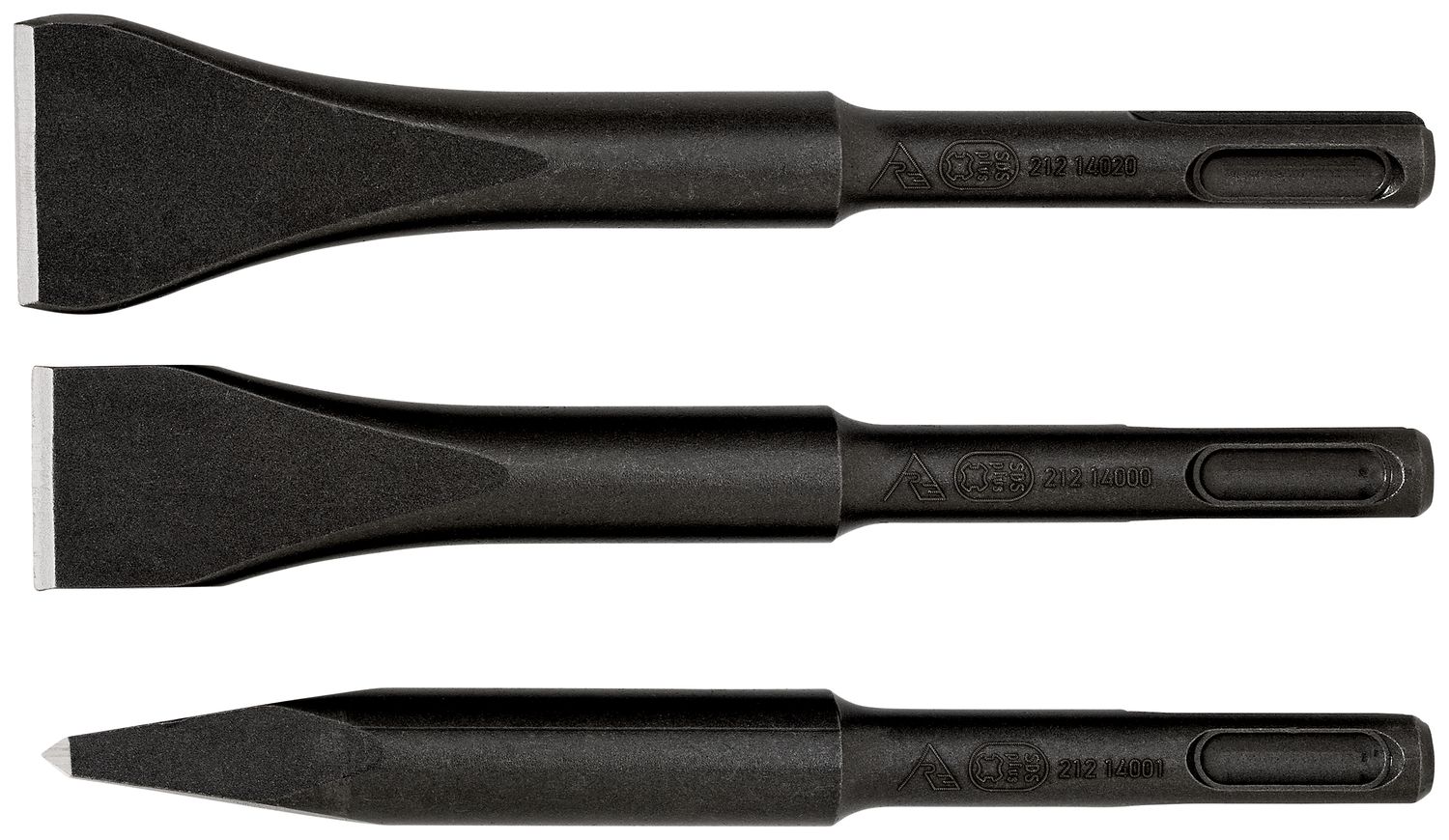 PCS chisel set for electric hammers SDS plus (3-piece) DIY thumbnail 6