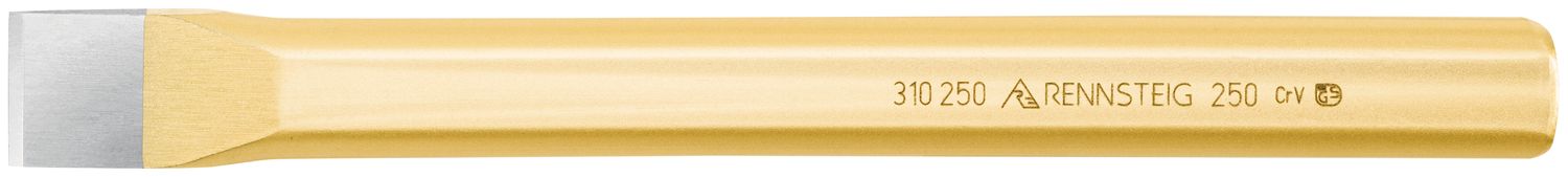 Flat cold chisel 25 x 250 mm, polished