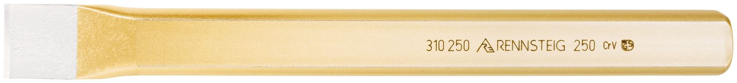 Flat cold chisel 25 x 250 mm, painted