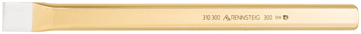 Flat cold chisel 26 x 300 mm, painted