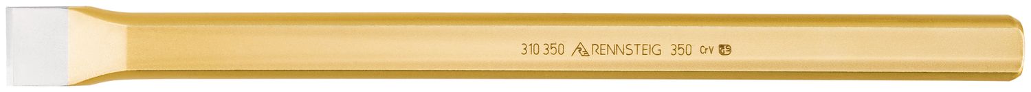 Flat cold chisel 27 x 350 mm, painted