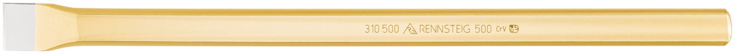 Flat cold chisel 30 x 500 mm, painted