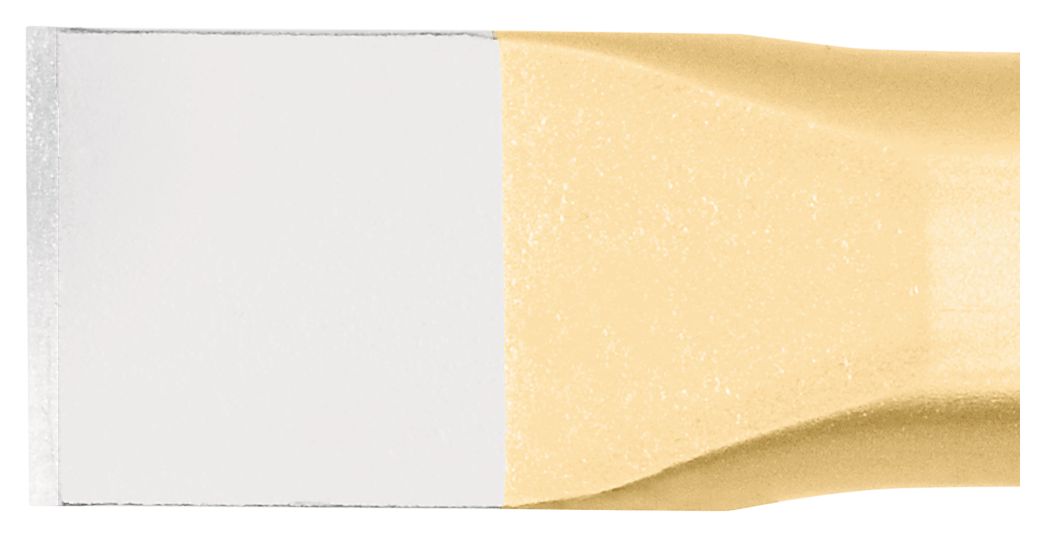 Flat cold chisel with handguard 25 x 250 mm, painted thumbnail 4