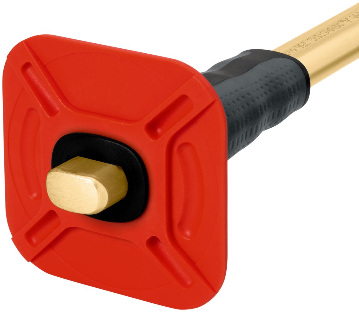 Flat cold chisel with handguard 25 x 250 mm, painted thumbnail 8