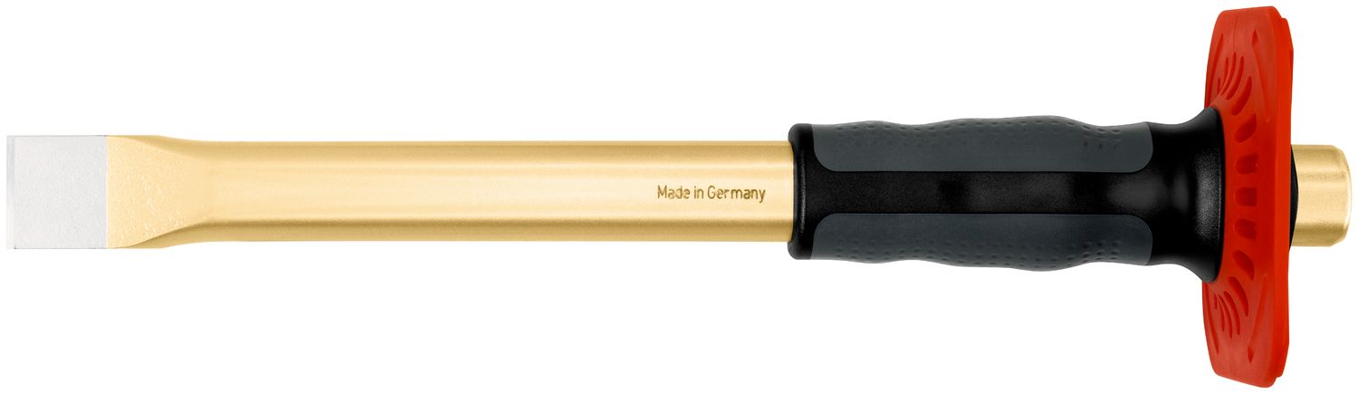 Flat cold chisel with handguard 26 x 300 mm, painted thumbnail 2