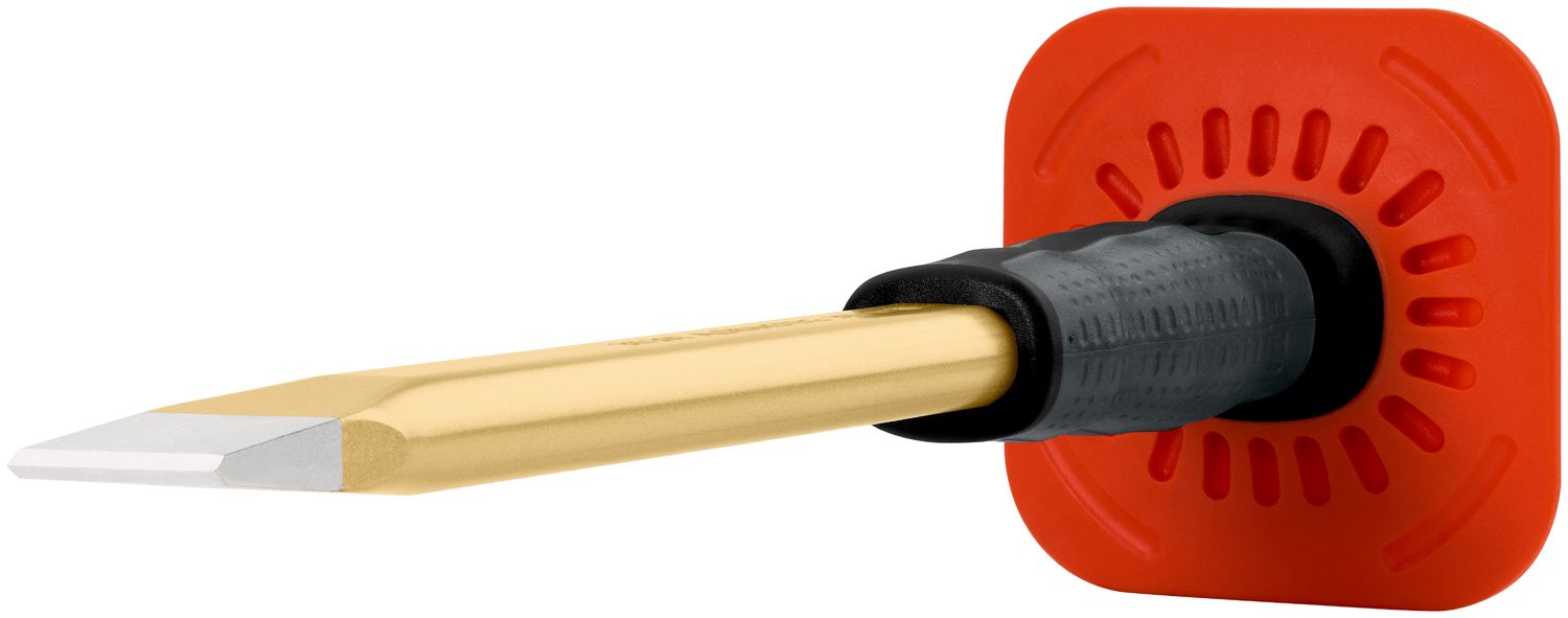 Flat cold chisel with handguard 26 x 300 mm, painted thumbnail 5