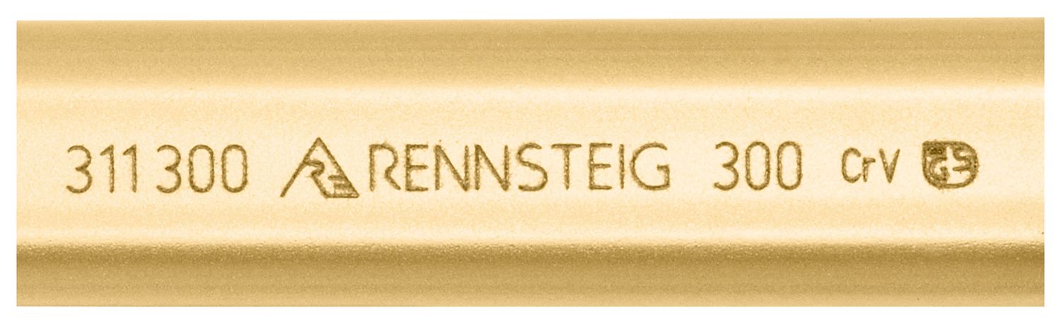 Flat cold chisel with handguard 26 x 300 mm, painted thumbnail 6