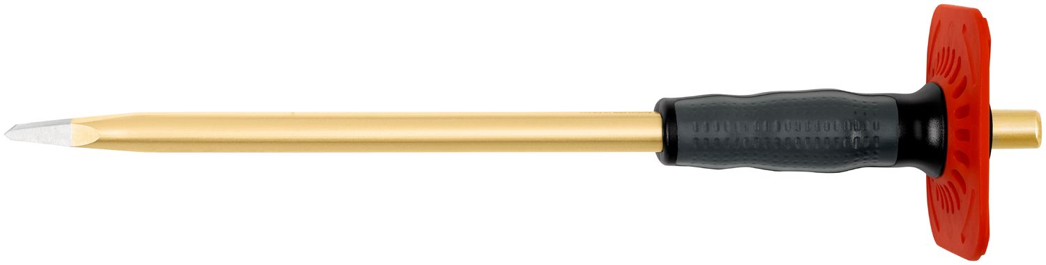 Flat cold chisel with handguard 27 x 350 mm, polished thumbnail 3