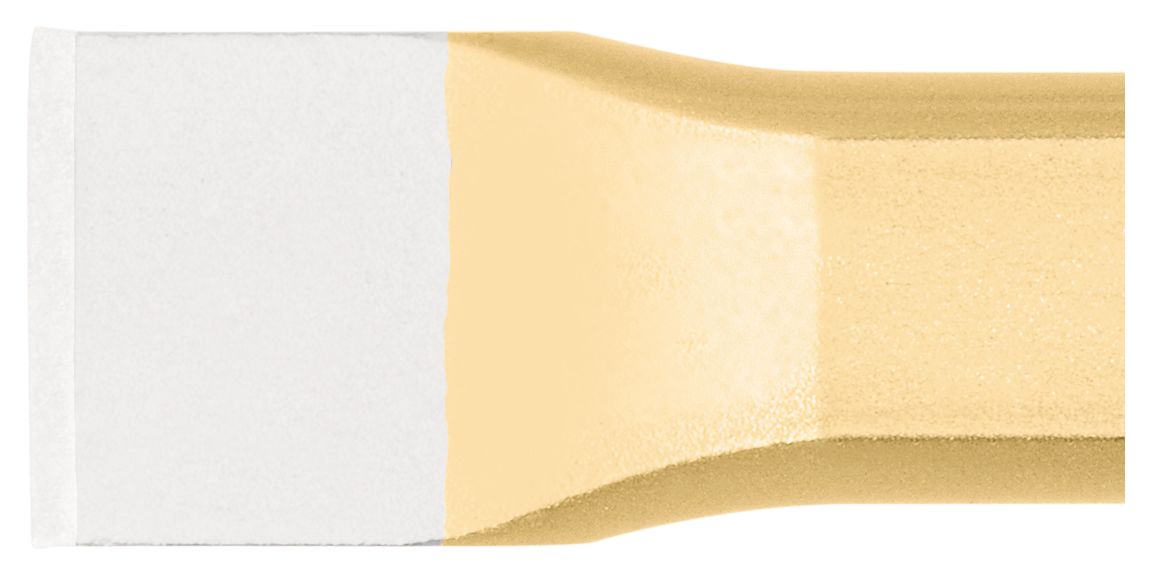 Flat cold chisel with handguard 27 x 350 mm, painted thumbnail 4