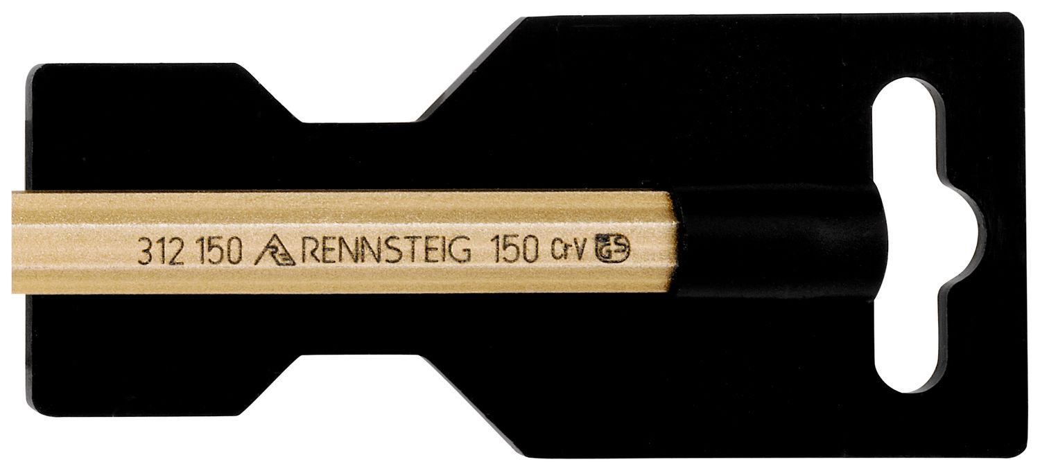 Flat cold chisel DIY 12 x 150 mm, octagonal 10 mm, painted thumbnail 7