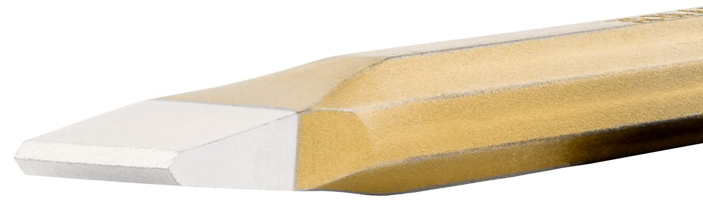 Flat cold chisel 12 x 150 mm, octagonal 10 mm, painted thumbnail 5