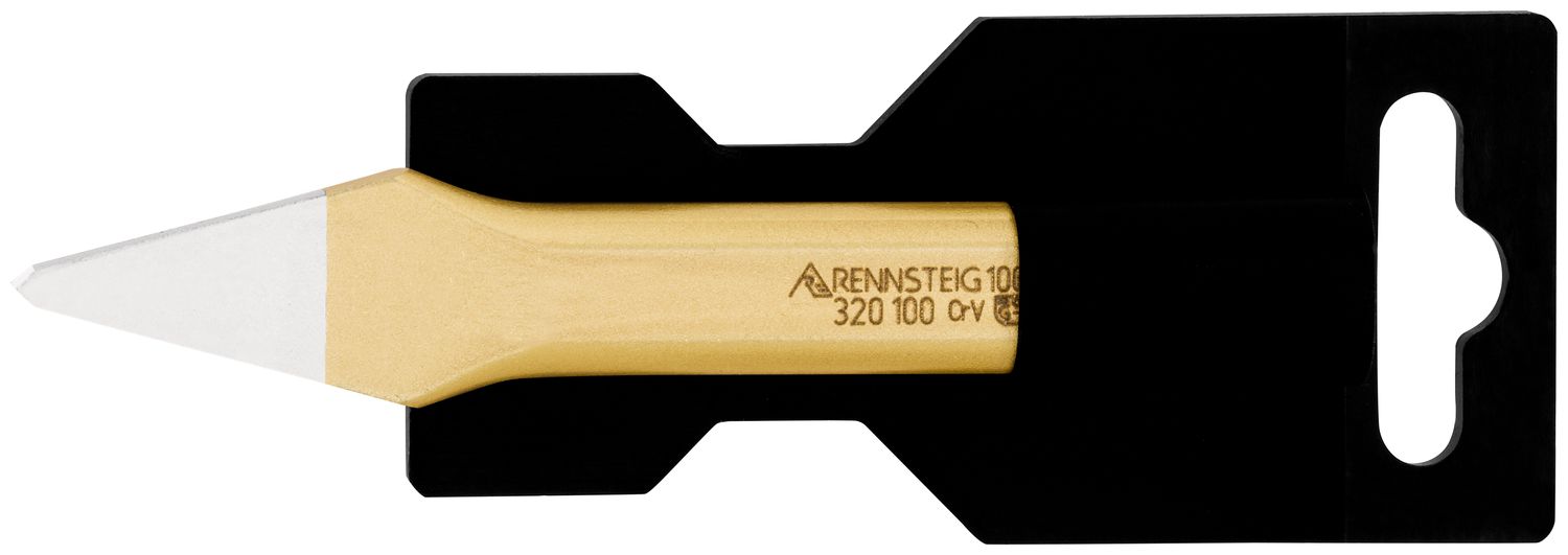 Crosscut chisel DIY 4 x 100 mm, painted