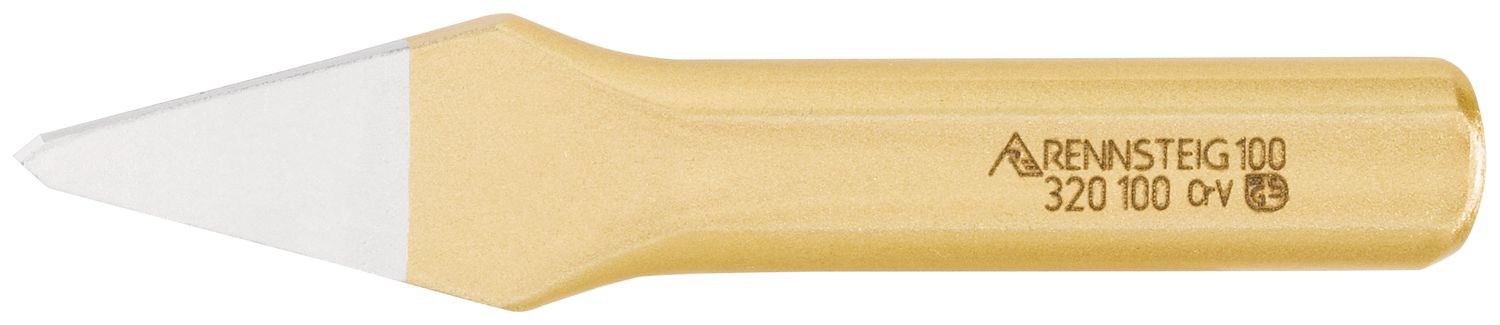 Crosscut chisel 4 x x100 mm, painted