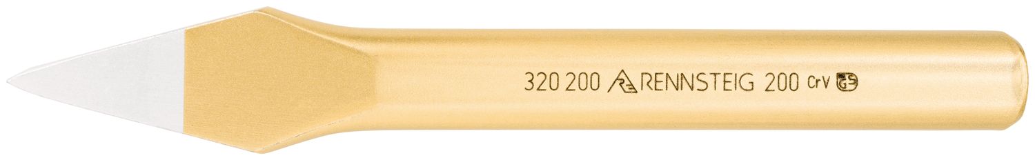 Crosscut chisel 8 x 200 mm, painted