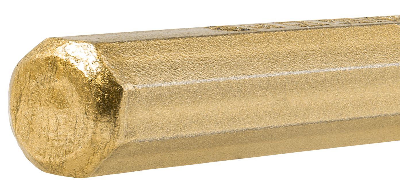 Crosscut chisel 4 x 125 mm, octagonal 10 mm, painted thumbnail 8