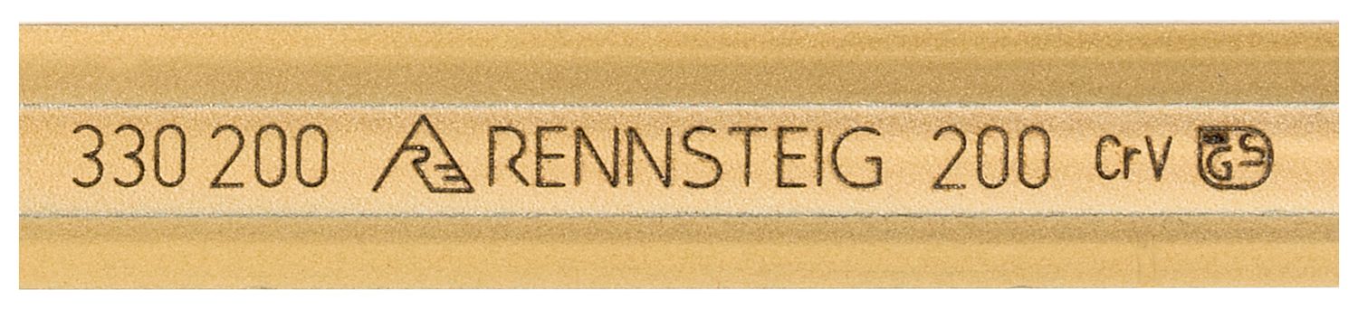 Pointed chisel 200 mm, octagonal 16 mm, painted thumbnail 6