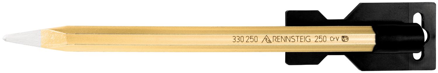 Pointed chisel DIY 250 mm, octagonal 16 mm, painted
