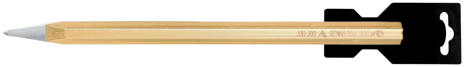Pointed chisel DIY 300 mm, octagonal 16 mm, polished