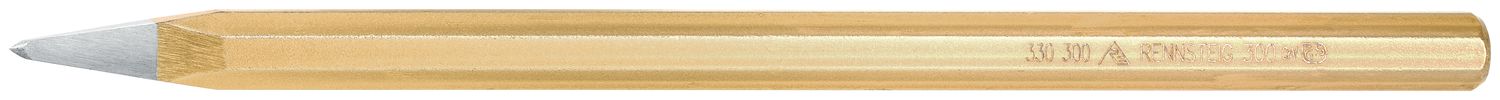 Pointed chisel 300 mm, octagonal 16 mm, polished