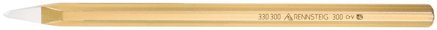 Pointed chisel 300 mm, octagonal 16 mm, painted