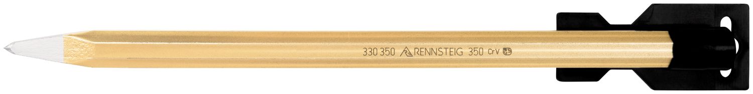 Pointed chisel DIY 350 mm, octagonal 18 mm, painted