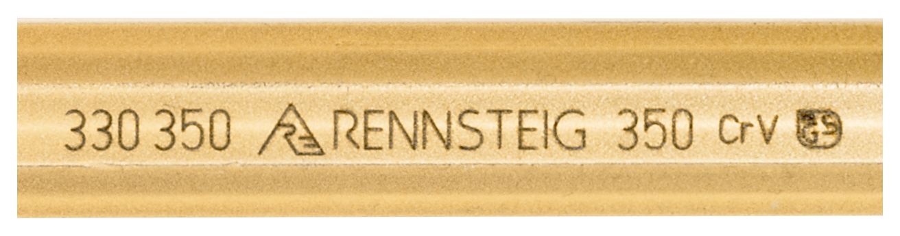 Pointed chisel 350 mm, octagonal 18 mm, painted thumbnail 6