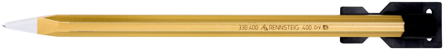 Pointed chisel DIY 400 mm, octagonal 20 mm, painted