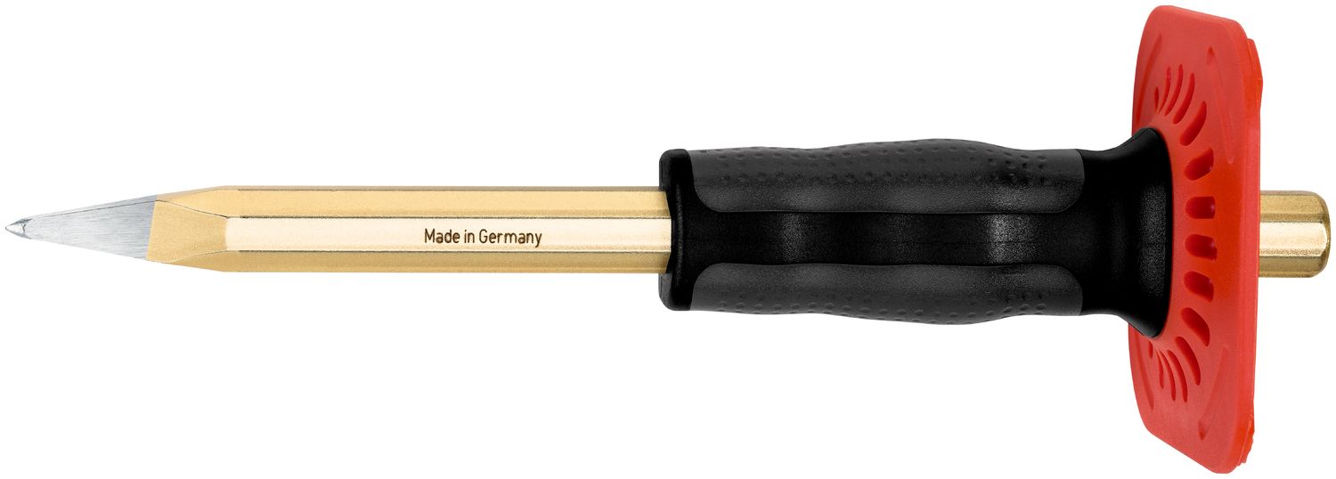 Pointed chisel with handguard 250 mm, octagonal 16 mm, polished thumbnail 2