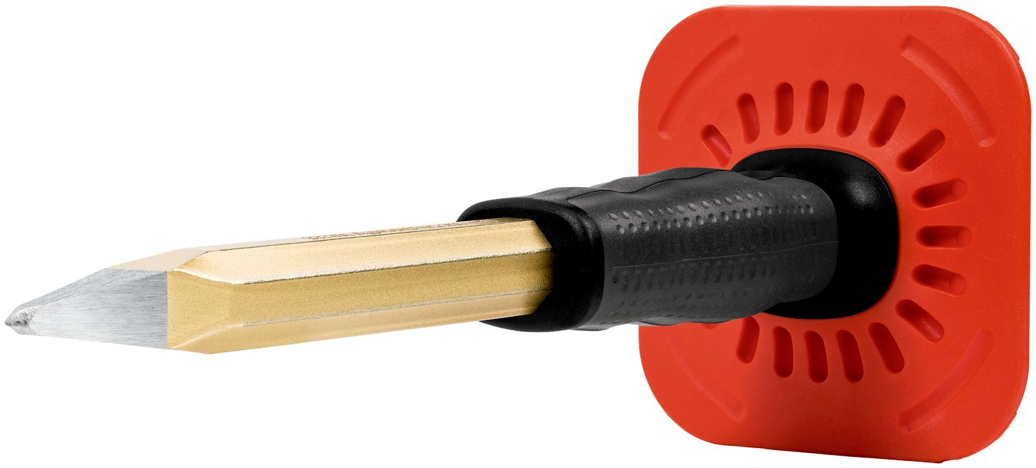 Pointed chisel with handguard 250 mm, octagonal 16 mm, polished thumbnail 4