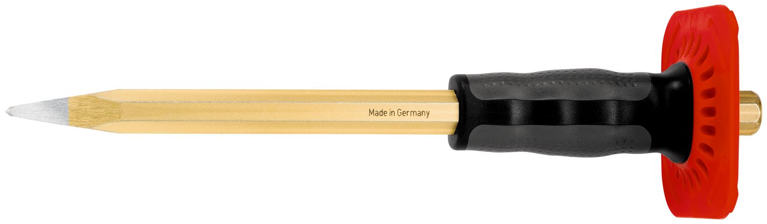 Pointed chisel with handguard 300 mm, octagonal 18 mm, polished thumbnail 2