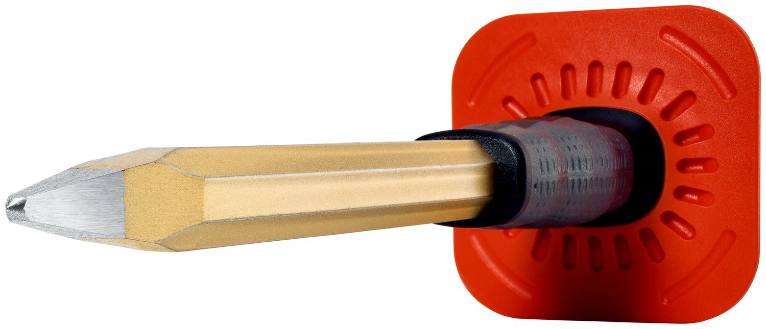 Pointed chisel with handguard 300 mm, octagonal 18 mm, polished thumbnail 4