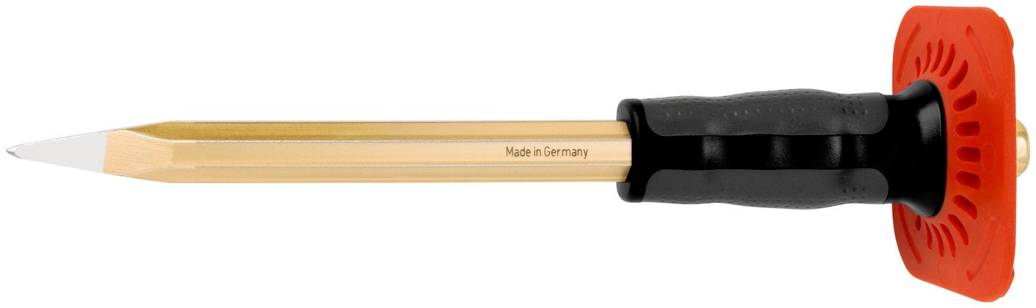 Pointed chisel with handguard 300 mm, octagonal 18 mm, painted thumbnail 2