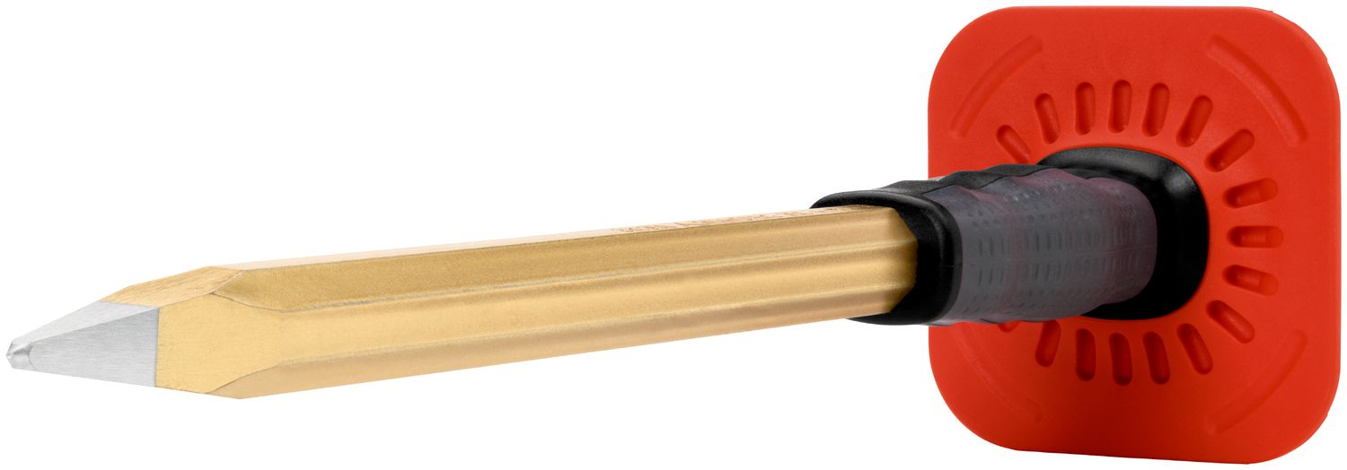 Pointed chisel with handguard 350 mm, octagonal 18 mm, polished thumbnail 4