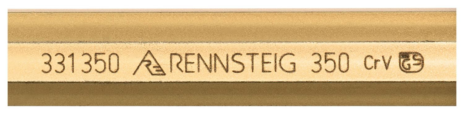 Pointed chisel with handguard DIY 350 mm, octagonal 18 mm, painted thumbnail 5