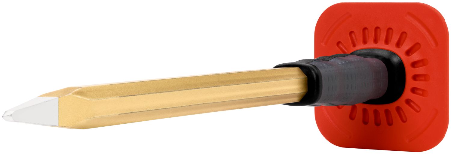 Pointed chisel with handguard 350 mm, octagonal 18 mm, painted thumbnail 4