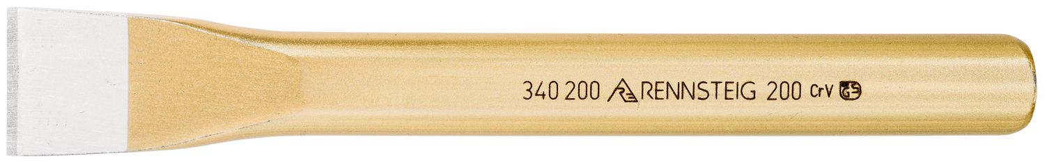 Masonry chisel 26 x 200 mm, painted